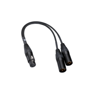 XLR Bridging Y Adaptor Cable